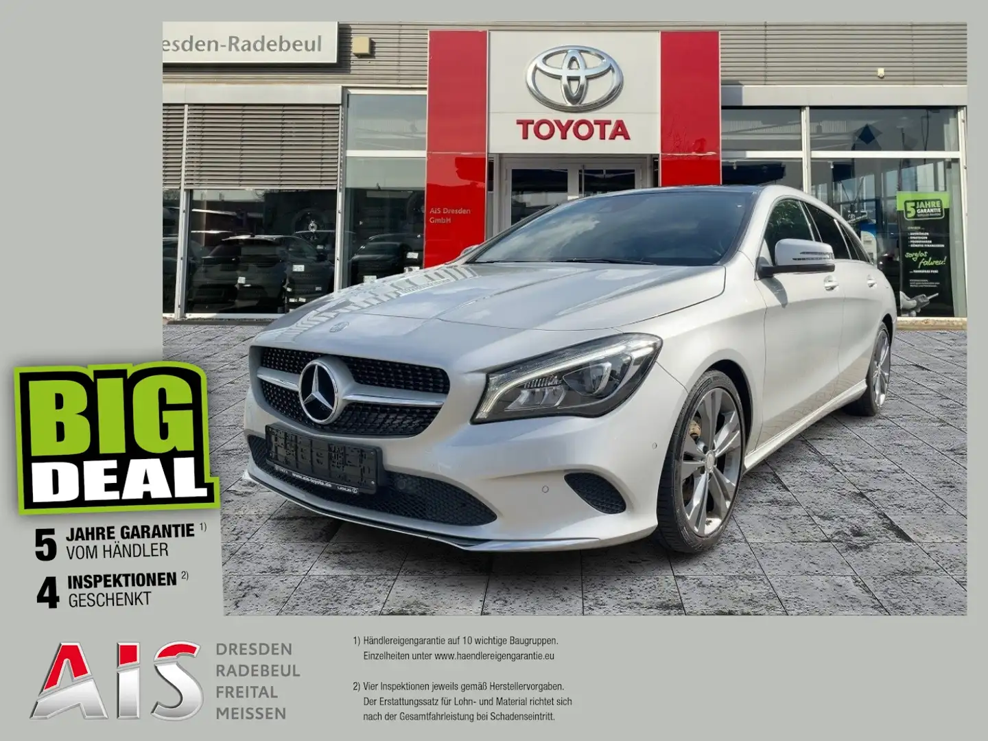Mercedes-Benz CLA 200 d CDI 4Matic Urban StdHz*Schiebedach*Navi Argento - 1