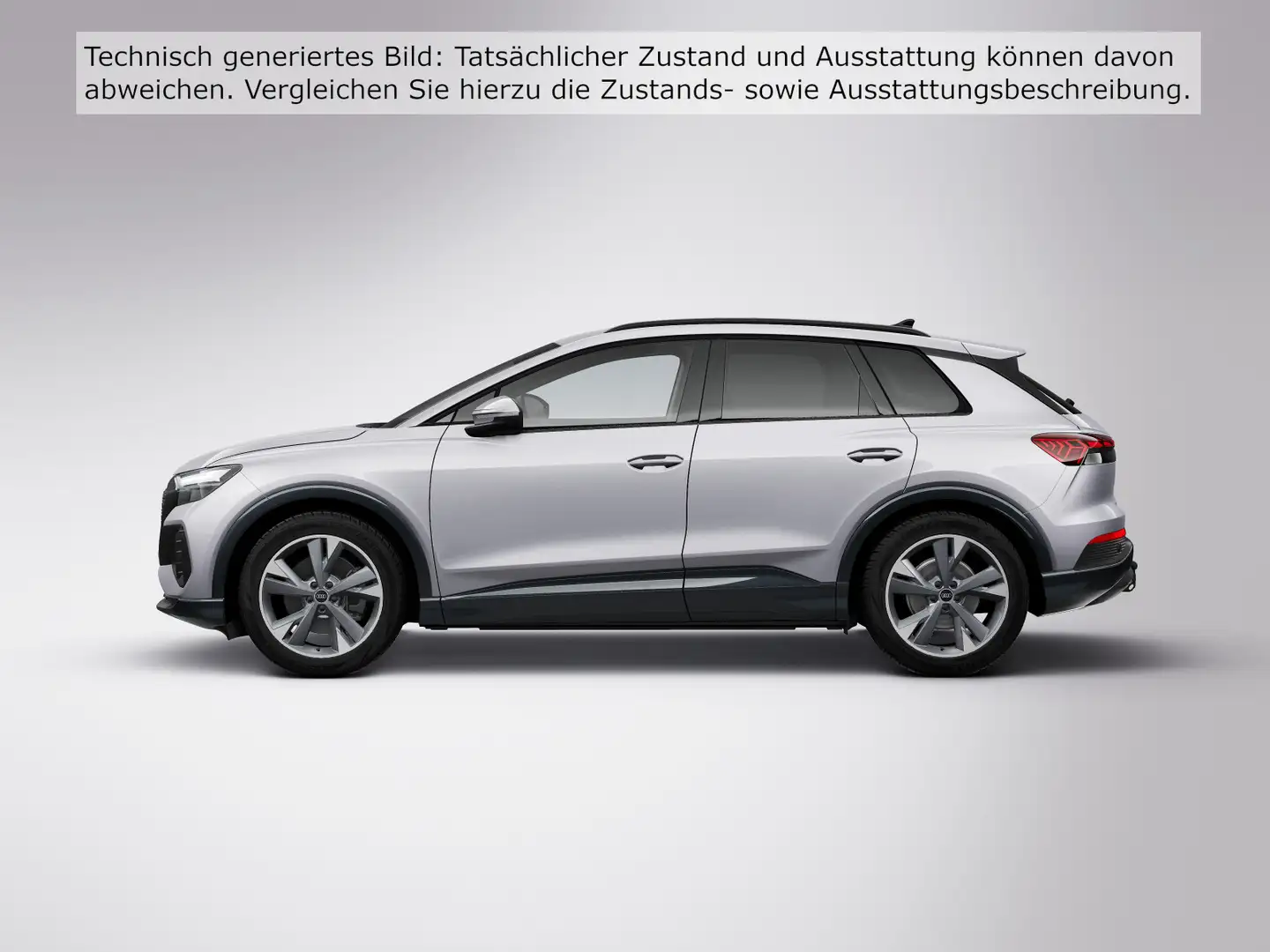 Audi Q4 e-tron 45 e-tron Advanced AHK/EPH plus/uvm. Silber - 2