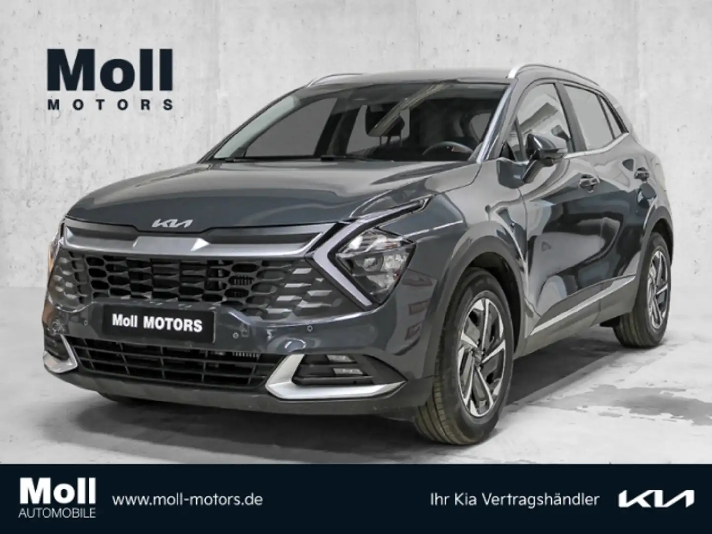 Kia Sportage Vision 1.6 T-GDI Mild-Hybrid Komfort Paket Navi di Grijs - 1