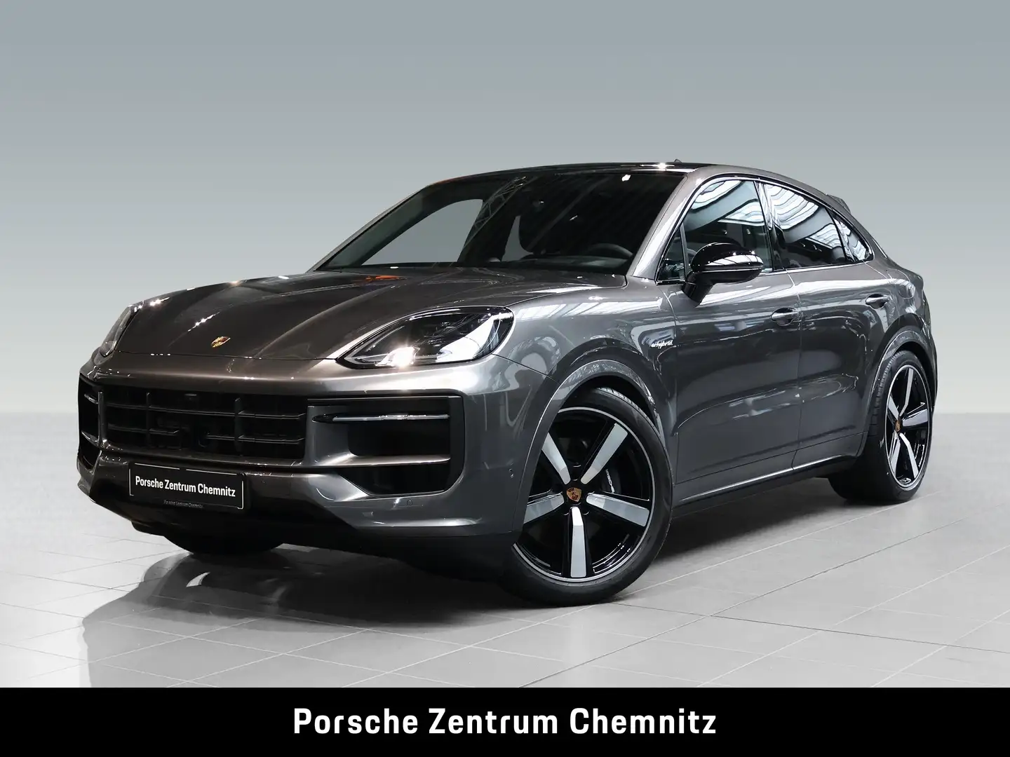 Porsche Cayenne E-Hybrid Coupé Black Edition!;HA-Lenkung;AHZV;4-Zo Grigio - 1