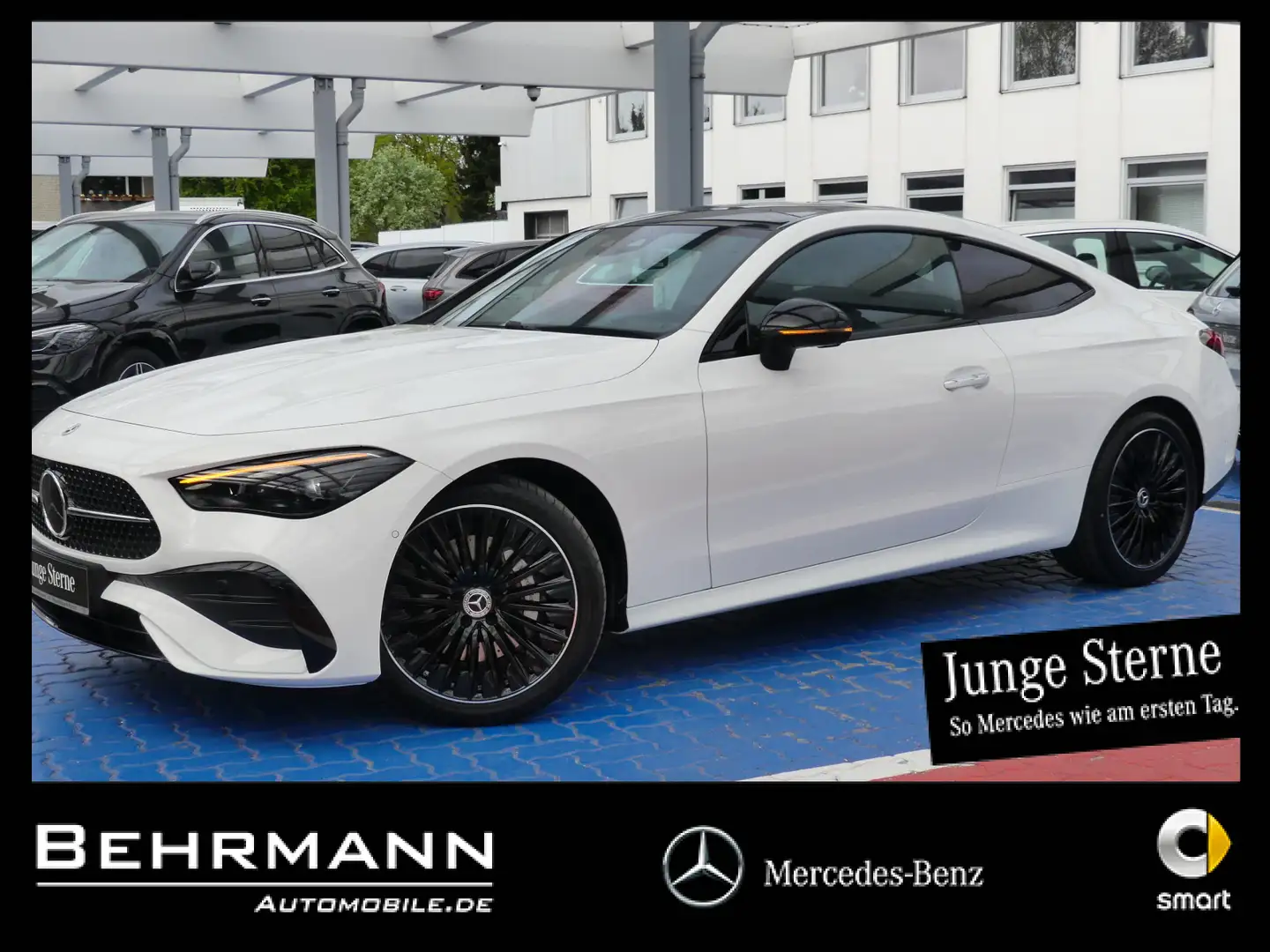 Mercedes-Benz CLE 200 CLE 200 AMG +Panorama+360°Kam+Distronic+Ambiente Blanc - 1