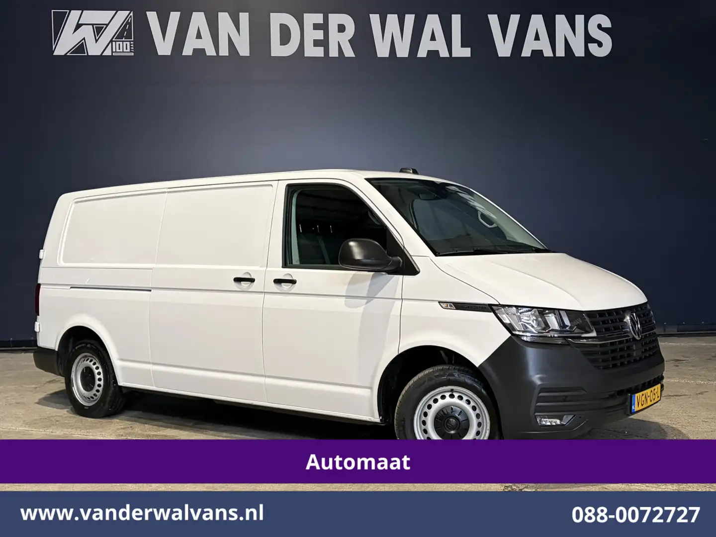 Volkswagen T6.1 Transporter 2.0 TDI 150pk Automaat L2H1 Inrichting Euro6 Airco Blanc - 1