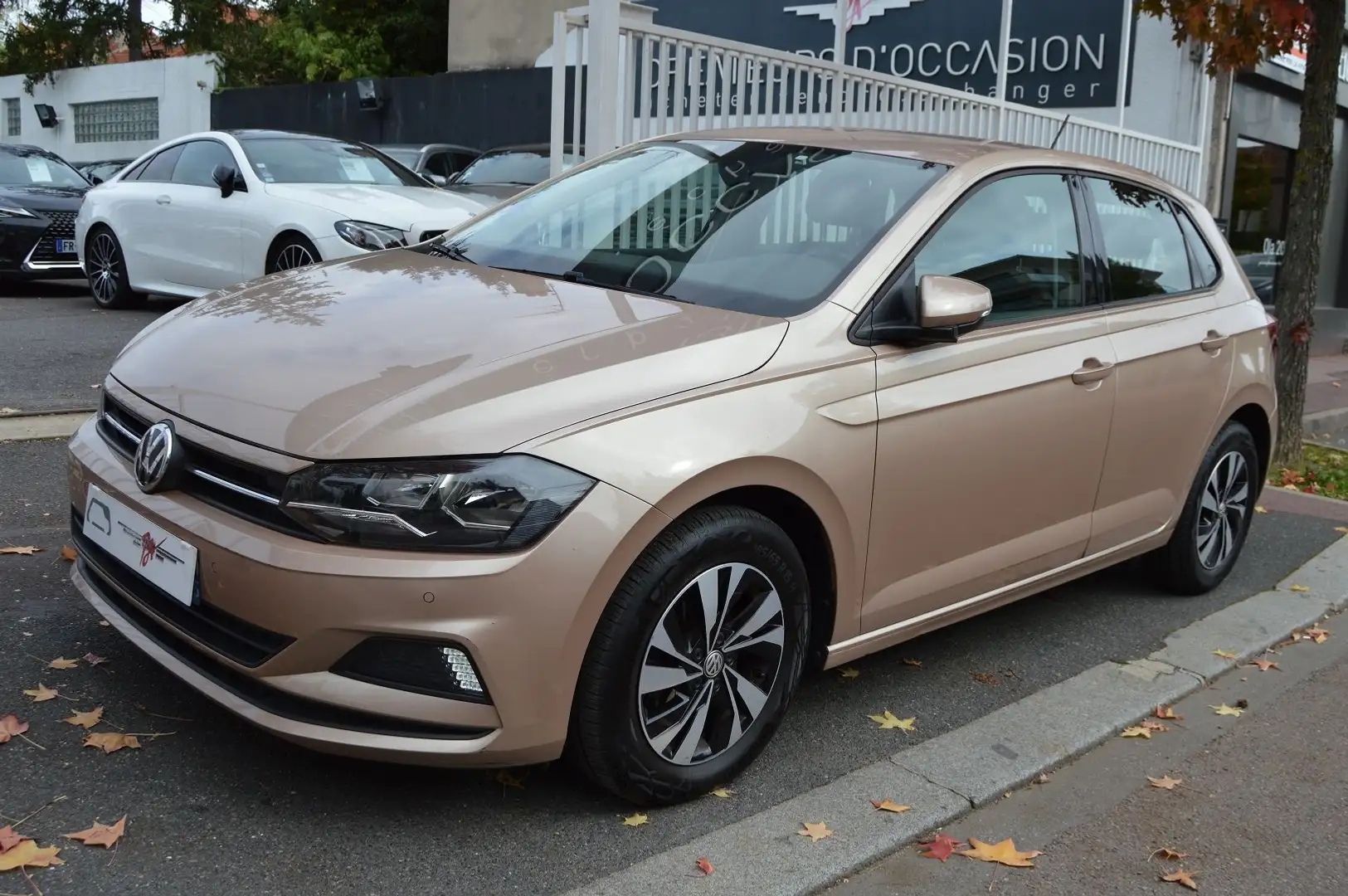 Volkswagen Polo 1.0 TSI 95CH CONFORTLINE DSG7 EURO6D-T Beige - 1