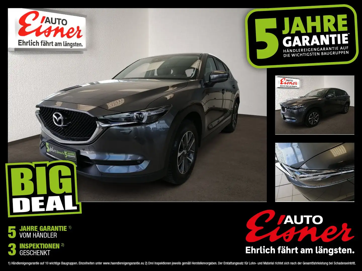 Mazda CX-5 G165 AWD TAKUMI BIG DEAL Grau - 1
