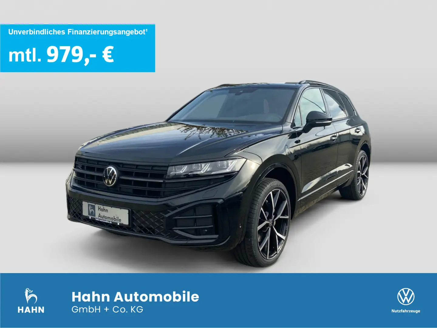 Volkswagen Touareg R-LINE LUFTFED. PANO STANDH. HUD AHK DYN Noir - 1