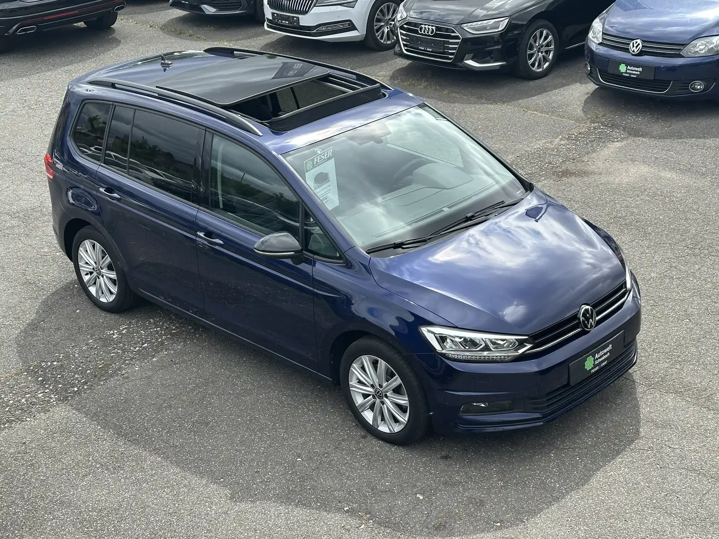 Volkswagen Touran Highline 1.5 TSI LED PANO KAMERA ACC NAVI Bleu - 1