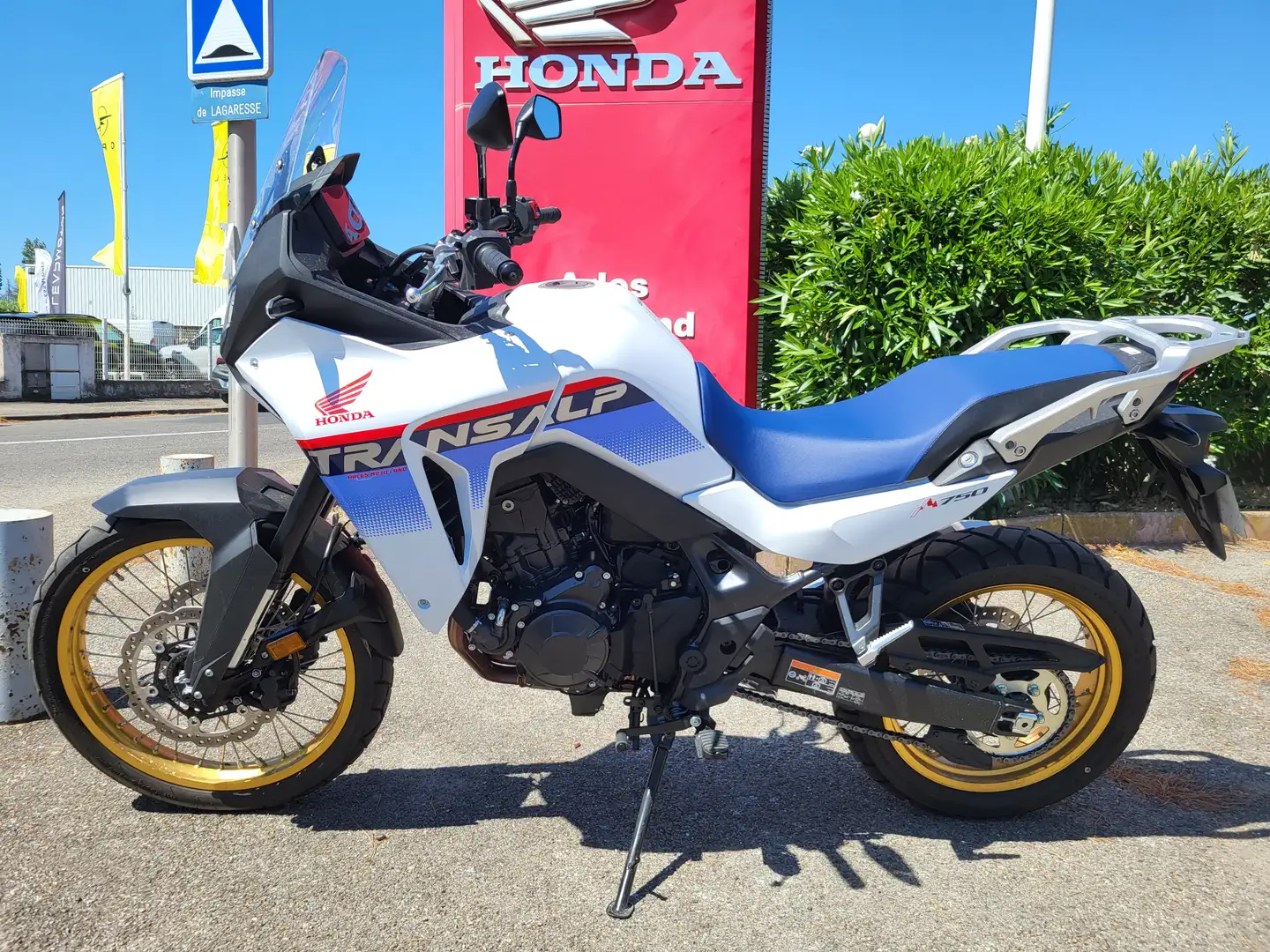 Honda XL 750 Transalp Blanc - 1
