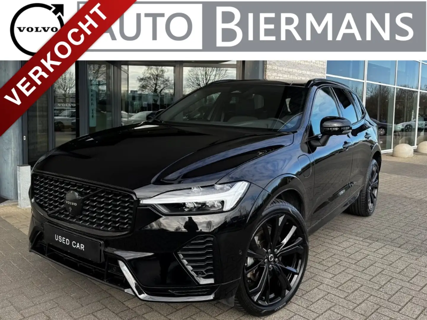 Volvo XC60 T6 Plug-In Hybrid 350pk Aut AWD Plus Black Edition Schwarz - 1