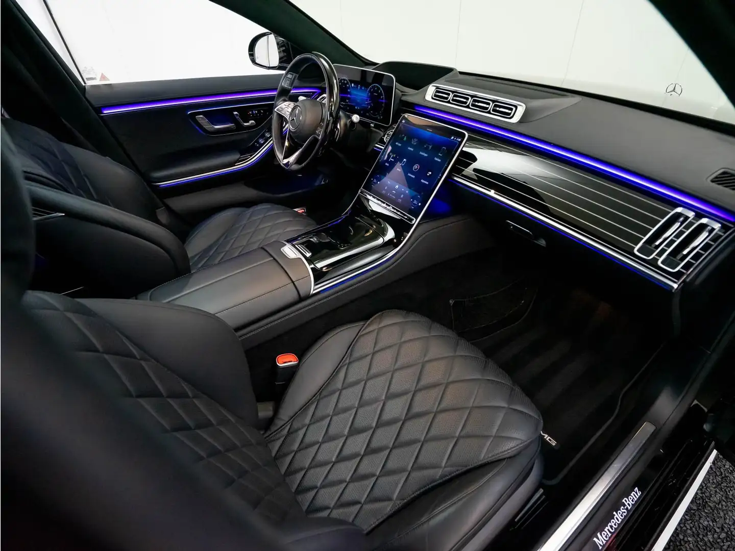 Mercedes-Benz S 580 e 4MATIC Lang AMG Line 4 Wiel besturing 360°-camer Schwarz - 2