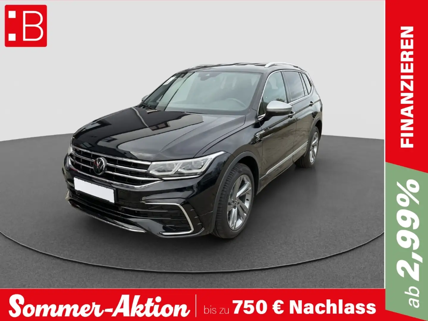 Volkswagen Tiguan Allspace 2.0 TDI DSG 4Mot. R line AHK NAVI Schwarz - 1