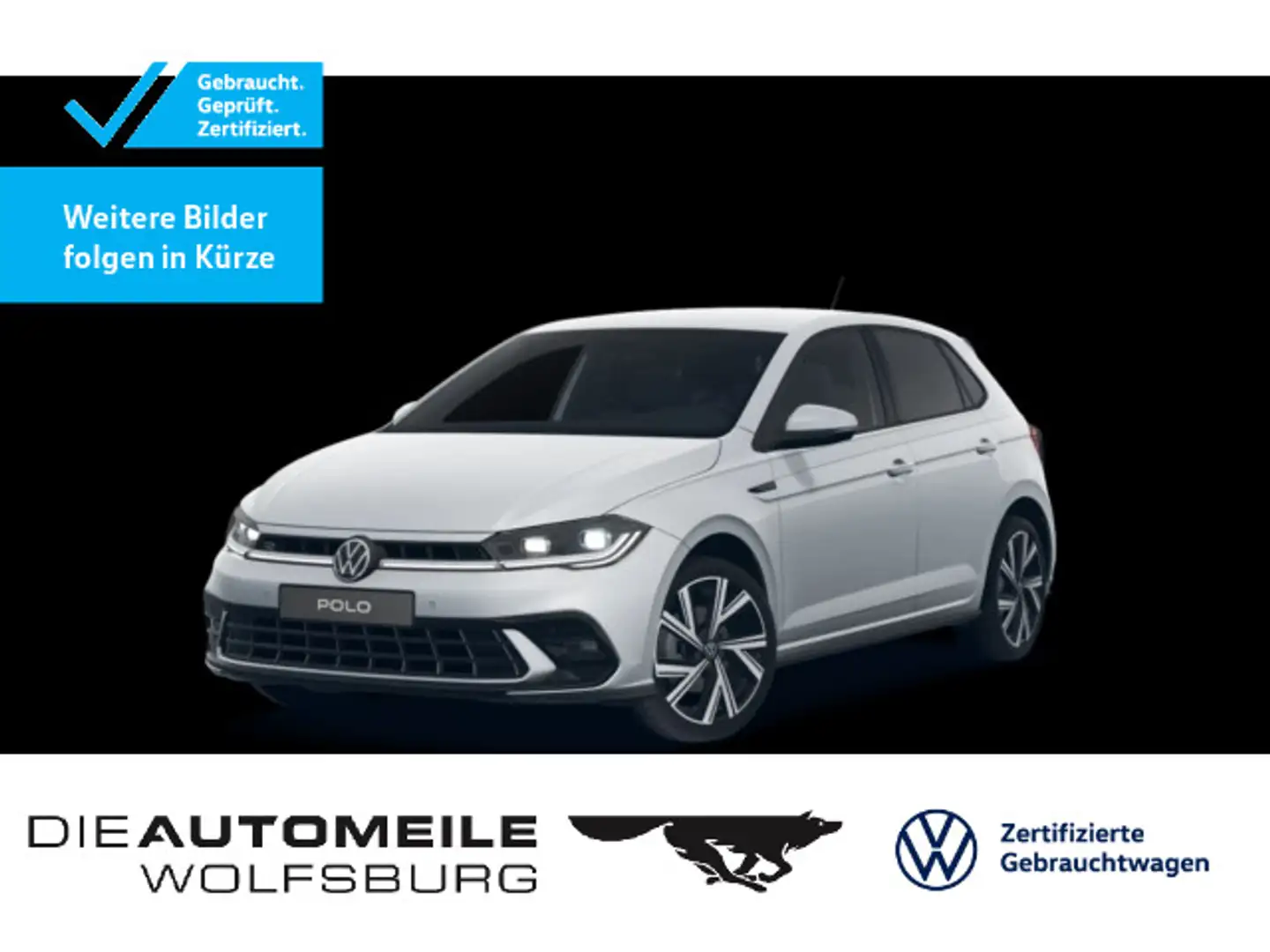 Volkswagen Polo VI 1.0 TSI OPF DSG R-Line Silber - 1