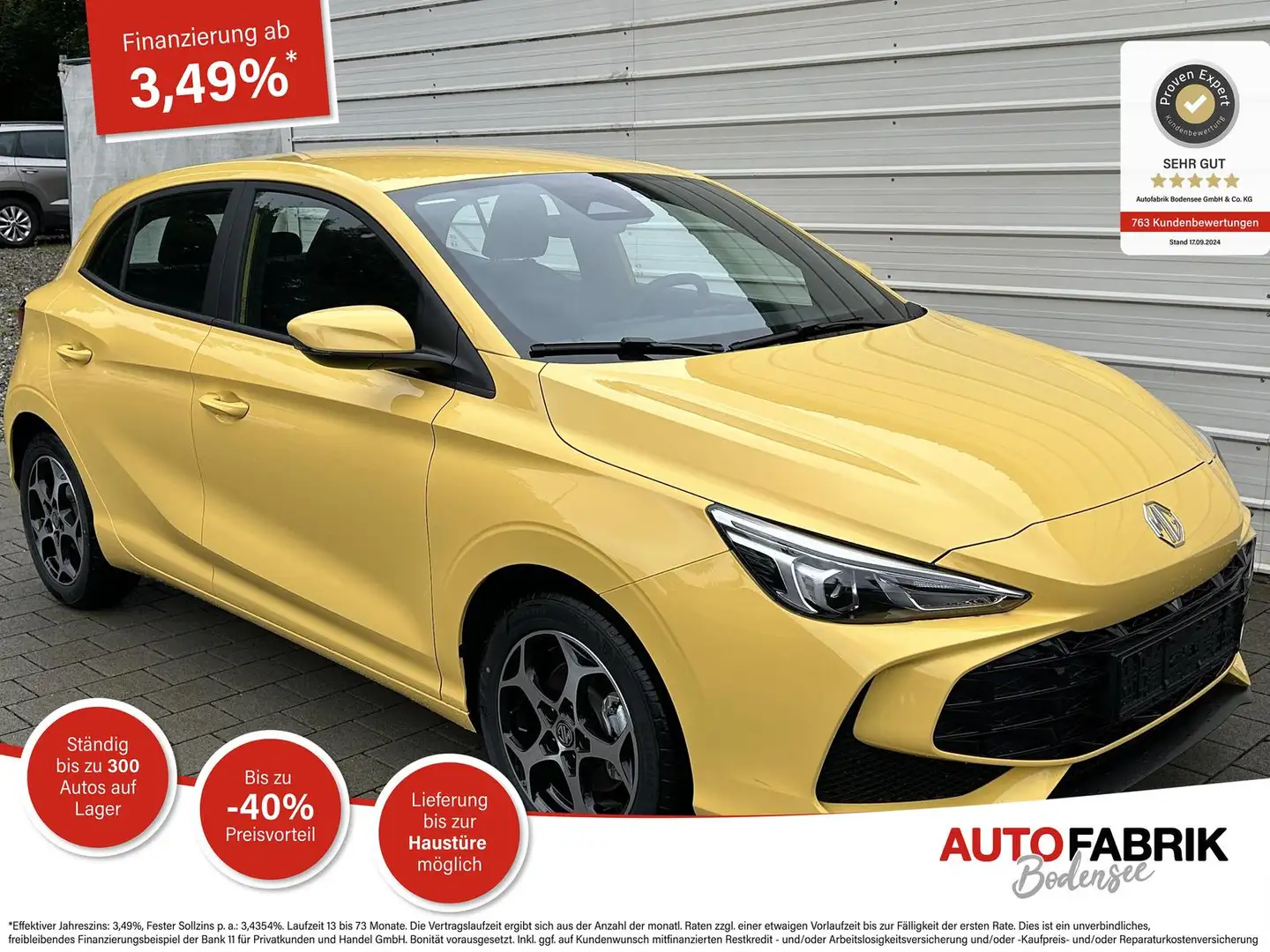 MG MG3 Comfort 1.5L *LED*Navi*16"Alu*Kamera*Klima*El. kla Jaune - 1