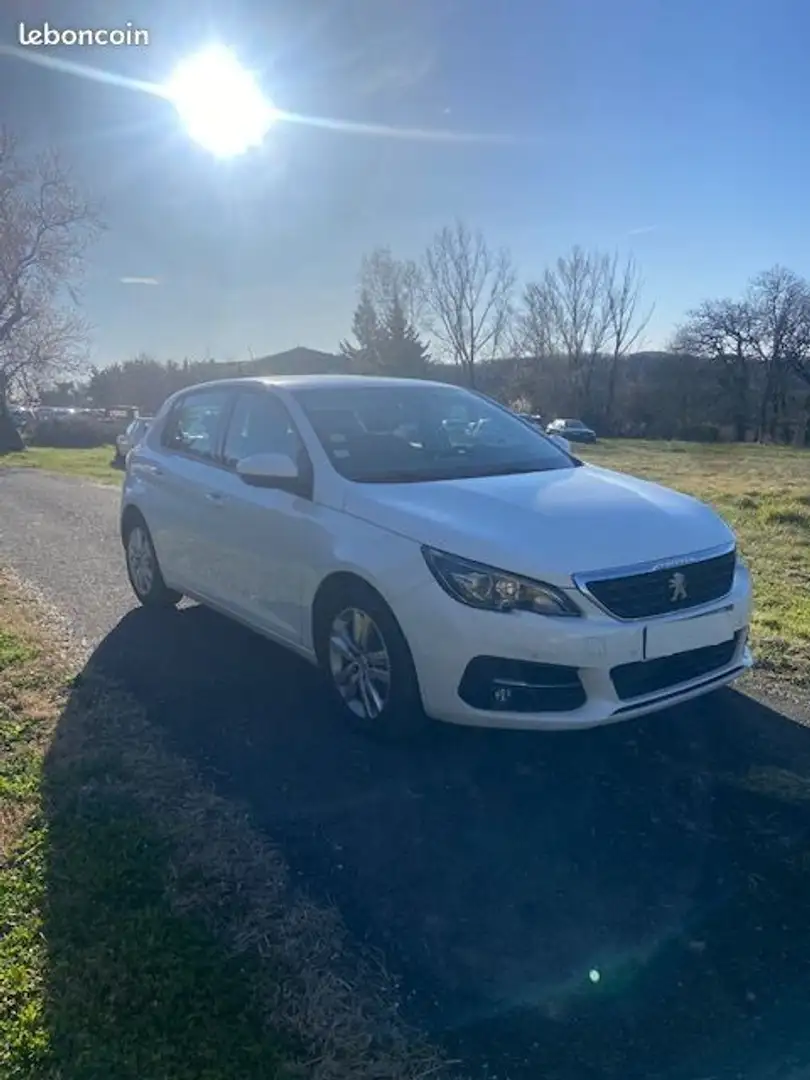 Peugeot 308 active business bhdi 130 bvm6 Blanc - 2