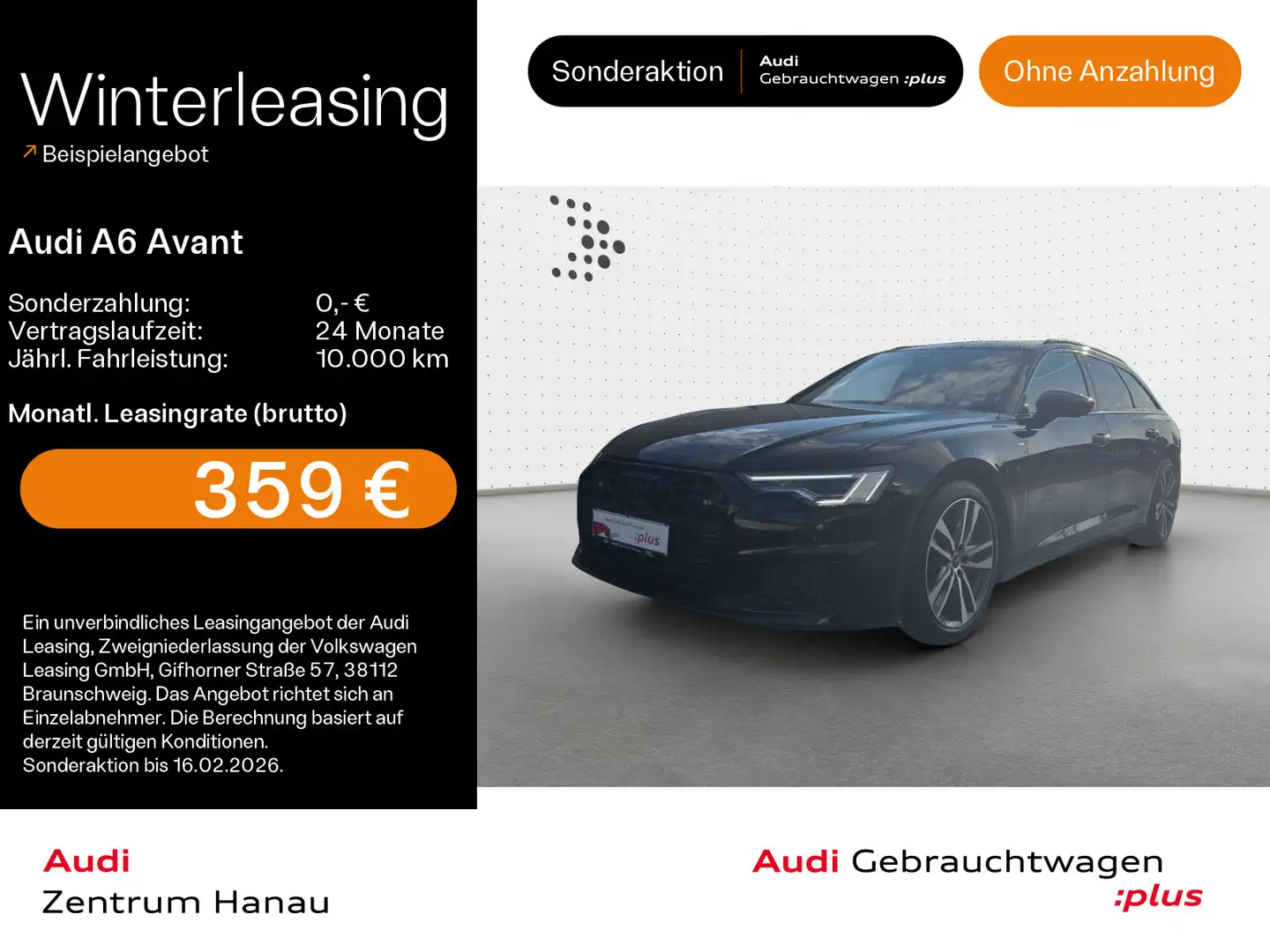 Audi A6 45 TFSI S-LINE*MATRIX*HUD*19ZOLL*NAVI-P Noir - 1
