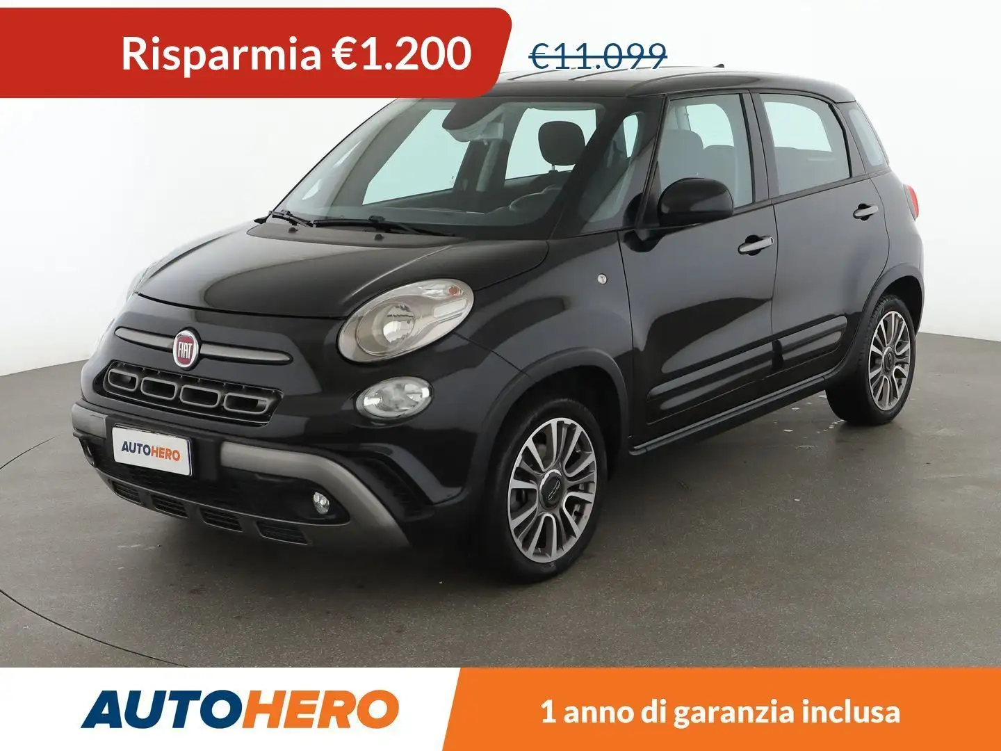 Fiat 500L 1.3 M-Jet Cross 95 CV Negro - 1