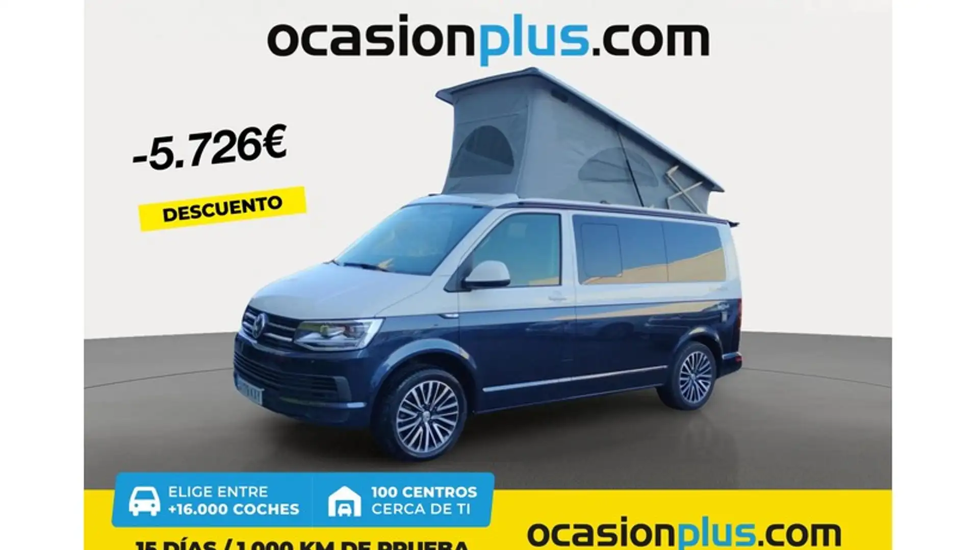 Volkswagen T5 California 2.0TDI BMT Beach 4M DSG 110kw Azul - 1