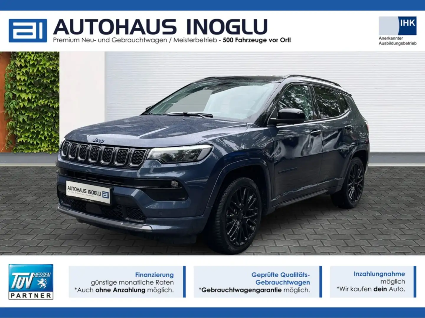 Jeep Compass S PHEV 4xe*Navi*LED*360°*Virtual*Alpine Blau - 1
