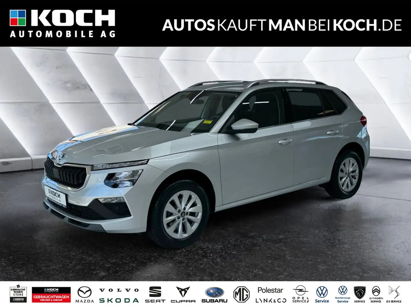 Skoda Kamiq 1.0 TSI DSG Selection LED KAM SHZ LHZ ACC Silber - 1