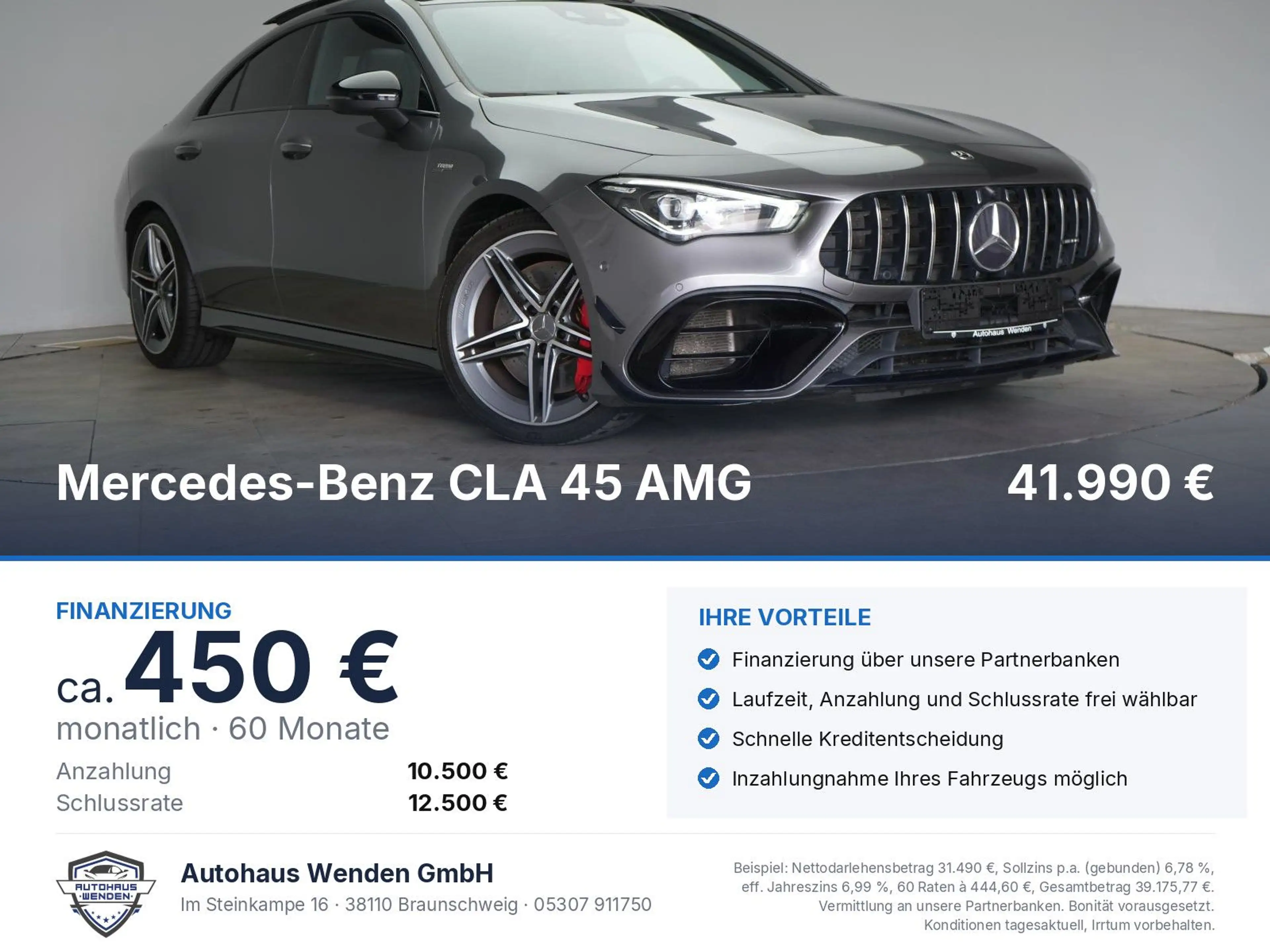 Mercedes-Benz CLA 45 AMG S 4Matic+ Speedshift 8G-DCT Perf.sitz