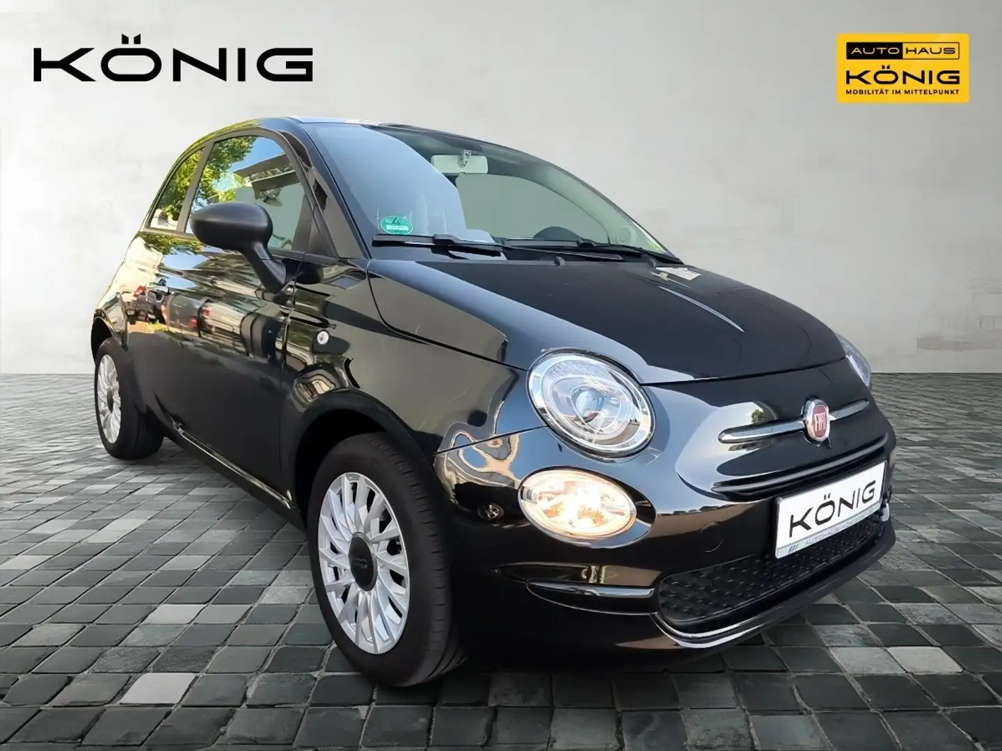 Fiat 500 1.0 GSE MY23 Klima *CarPlay *Radio Zwart - 2