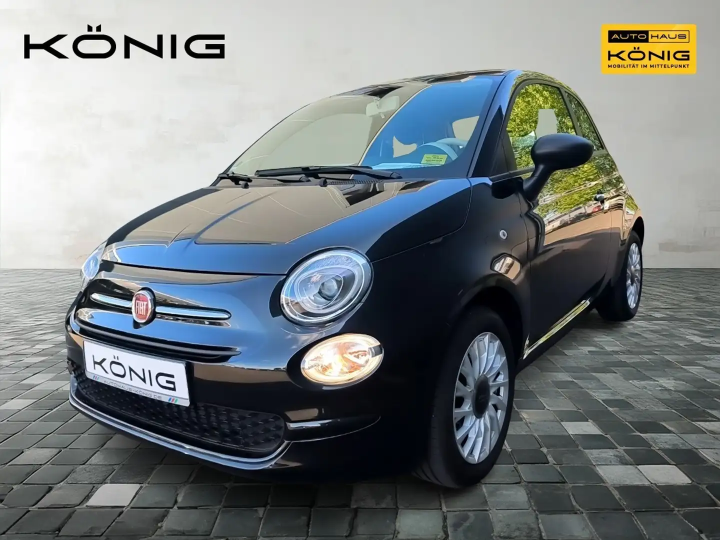 Fiat 500 1.0 GSE MY23 Klima *CarPlay *Radio Zwart - 1