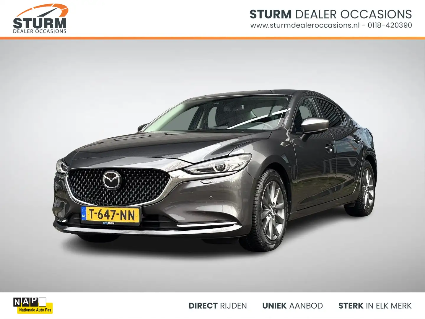 Mazda 6 2.0 SkyActiv-G 165 Centre-Line Automaat, Allseason Gris - 1