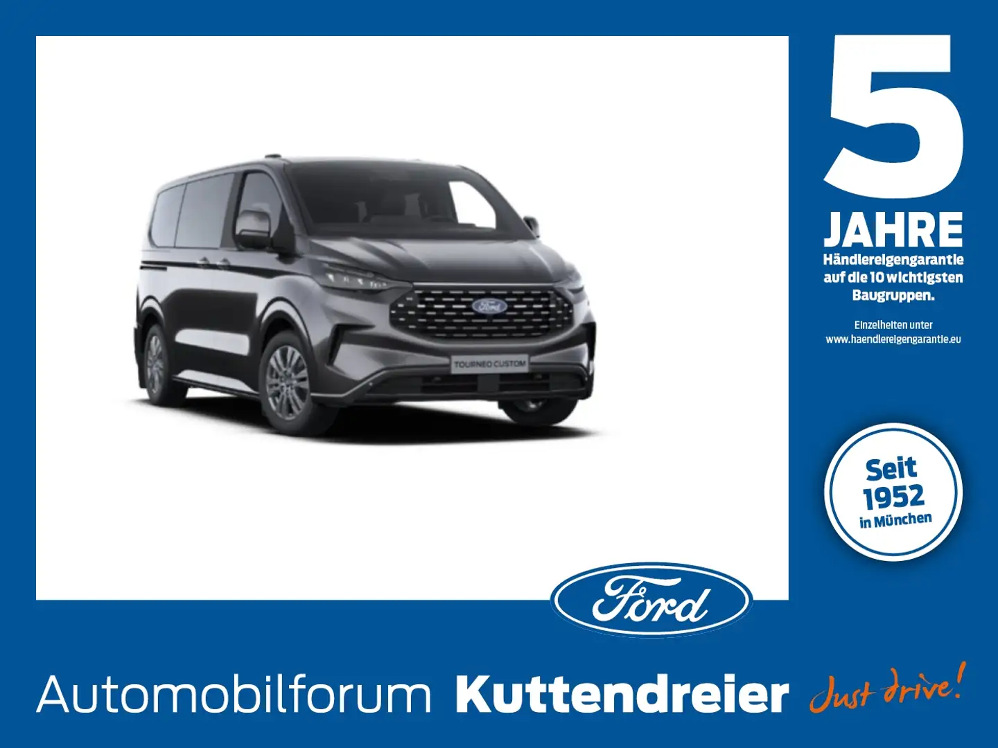 Ford Tourneo Custom Titanium X 320 L2 PANO*ACC*B&O*LED Grau - 1