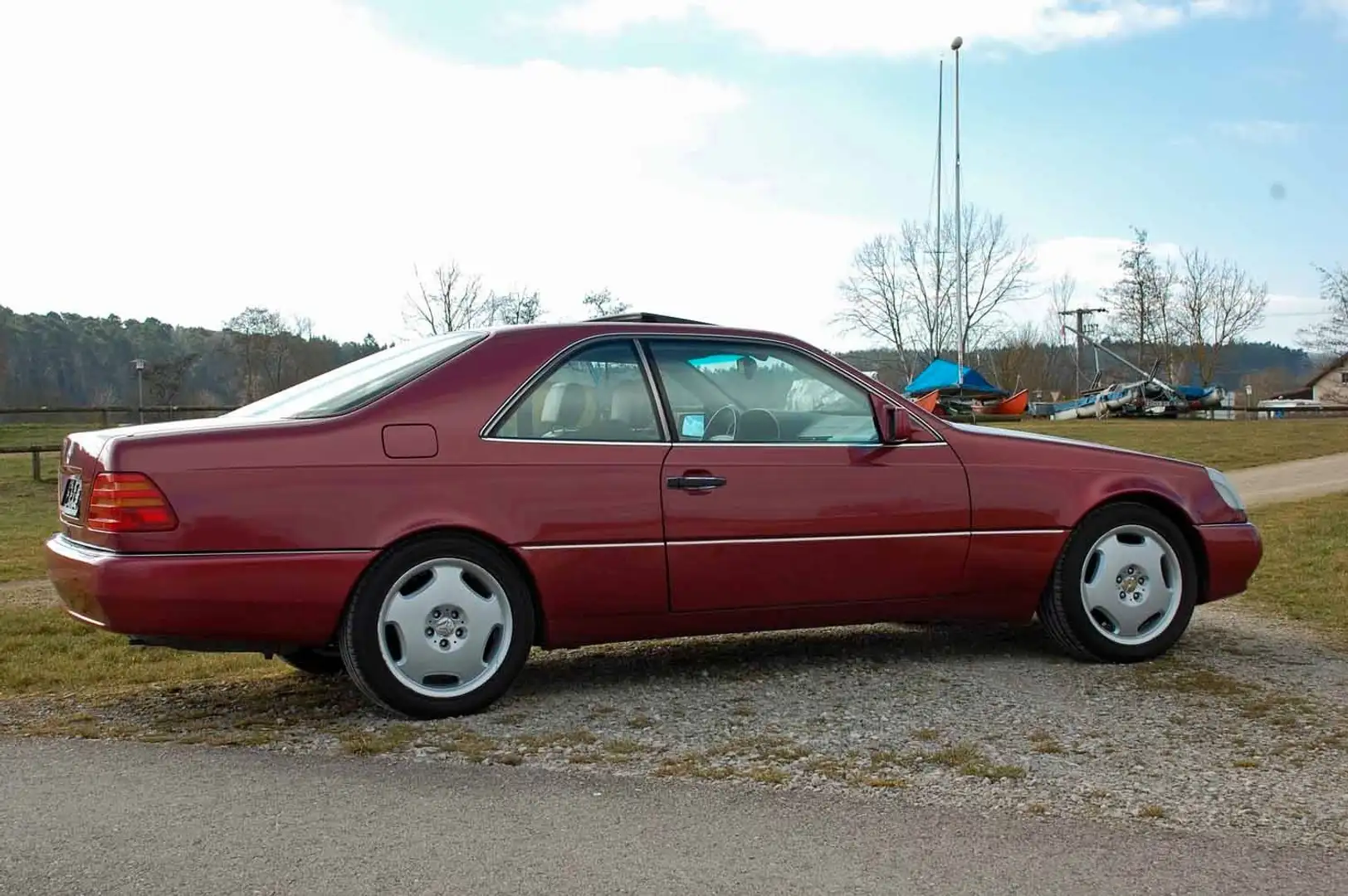 Mercedes-Benz S 420 Coupe C140 Vollausstattung Rood - 2