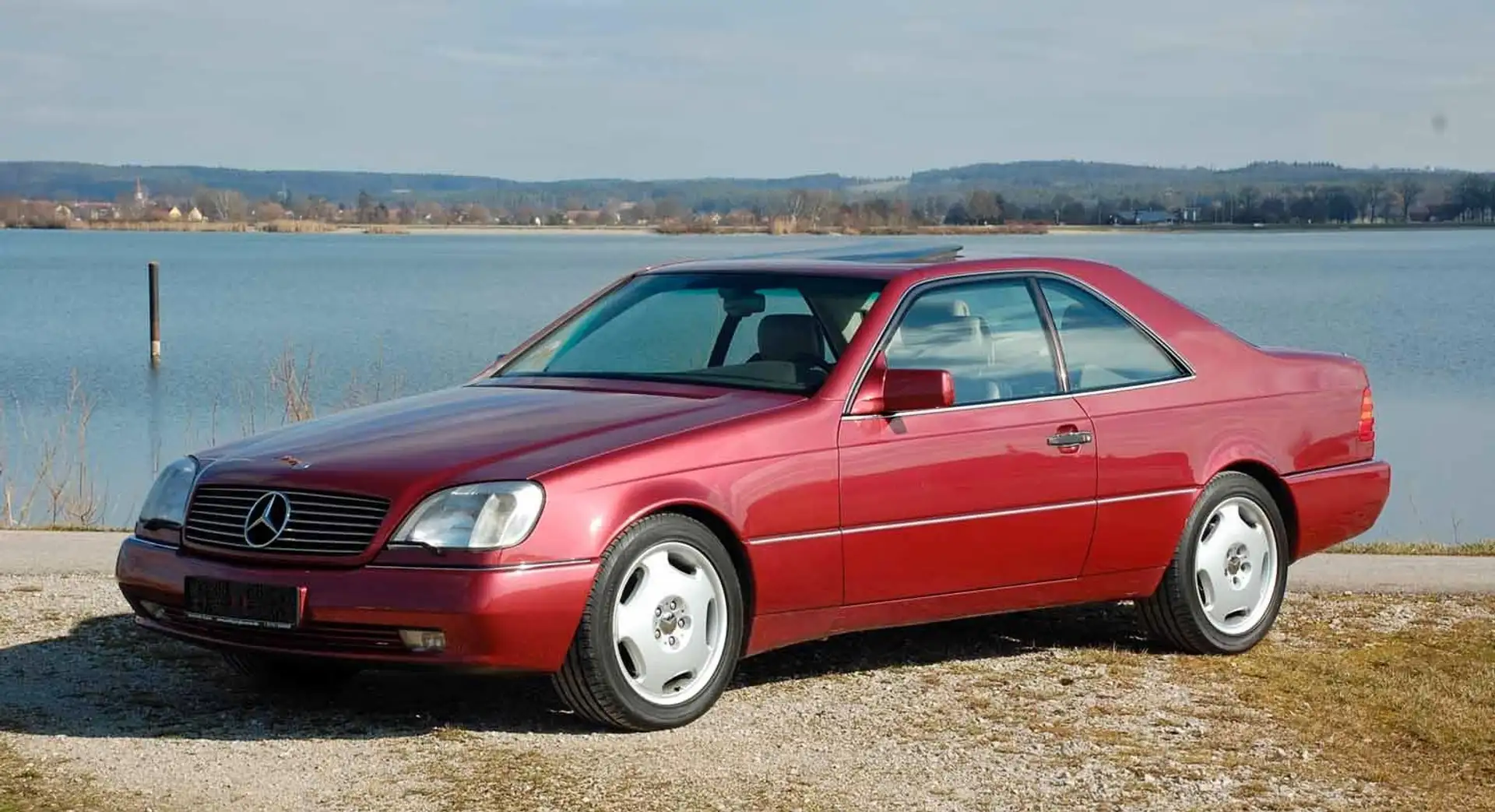 Mercedes-Benz S 420 Coupe C140 Vollausstattung Rojo - 1