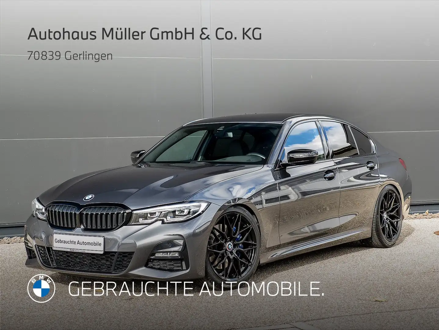 BMW 330 i xDrive Lim M Sportpaket HUD HiFi AHK DAB LED Grau - 1