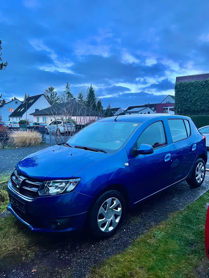 Dacia Sandero 2014 Benzin/Autogas/ Navigation/Klima Blau - 1