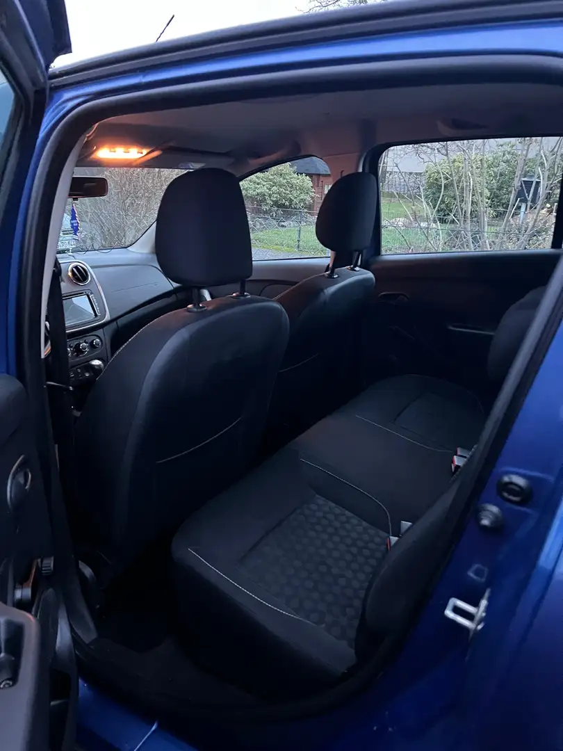Dacia Sandero 2014 Benzin/Autogas/ Navigation/Klima Blau - 2