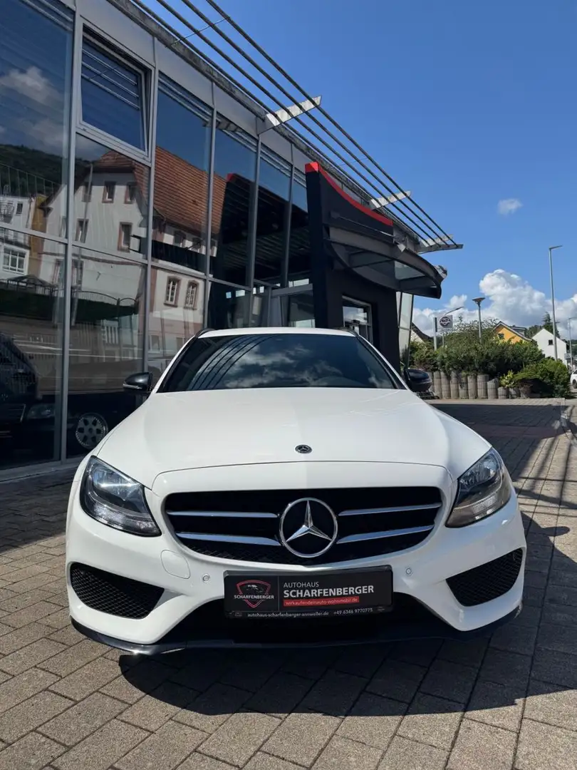 Mercedes-Benz C 180 T-Modell+AMG+Allwetter+Nav+LED Blanc - 2