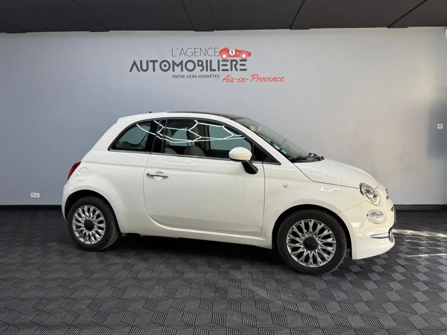 Fiat 500 0.9i Turbo TwinAir 86 CV Beige - 2
