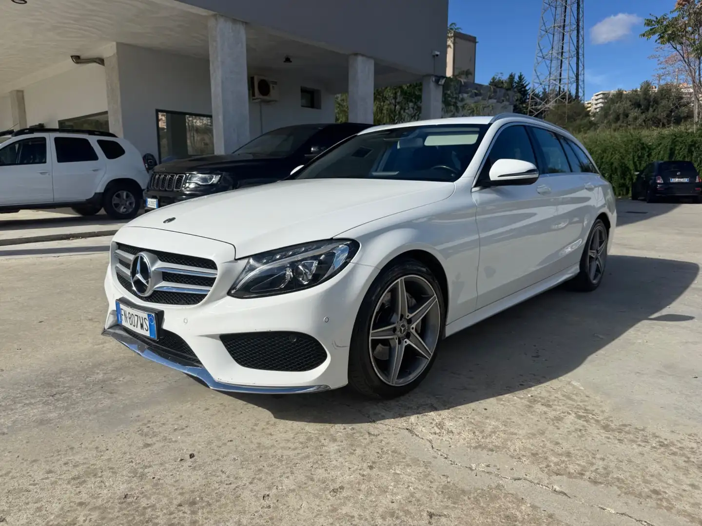 Mercedes-Benz C 200 C 200 d S.W. Auto Business Bianco - 1