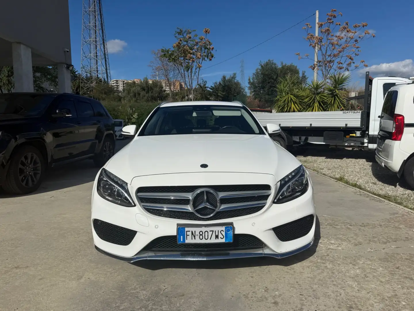 Mercedes-Benz C 200 C 200 d S.W. Auto Business Bianco - 2