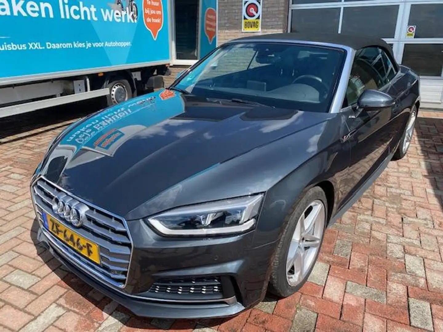 Audi A5 Cabriolet 2.0 TFSI MHEV Sport S Line Edition Grijs - 1