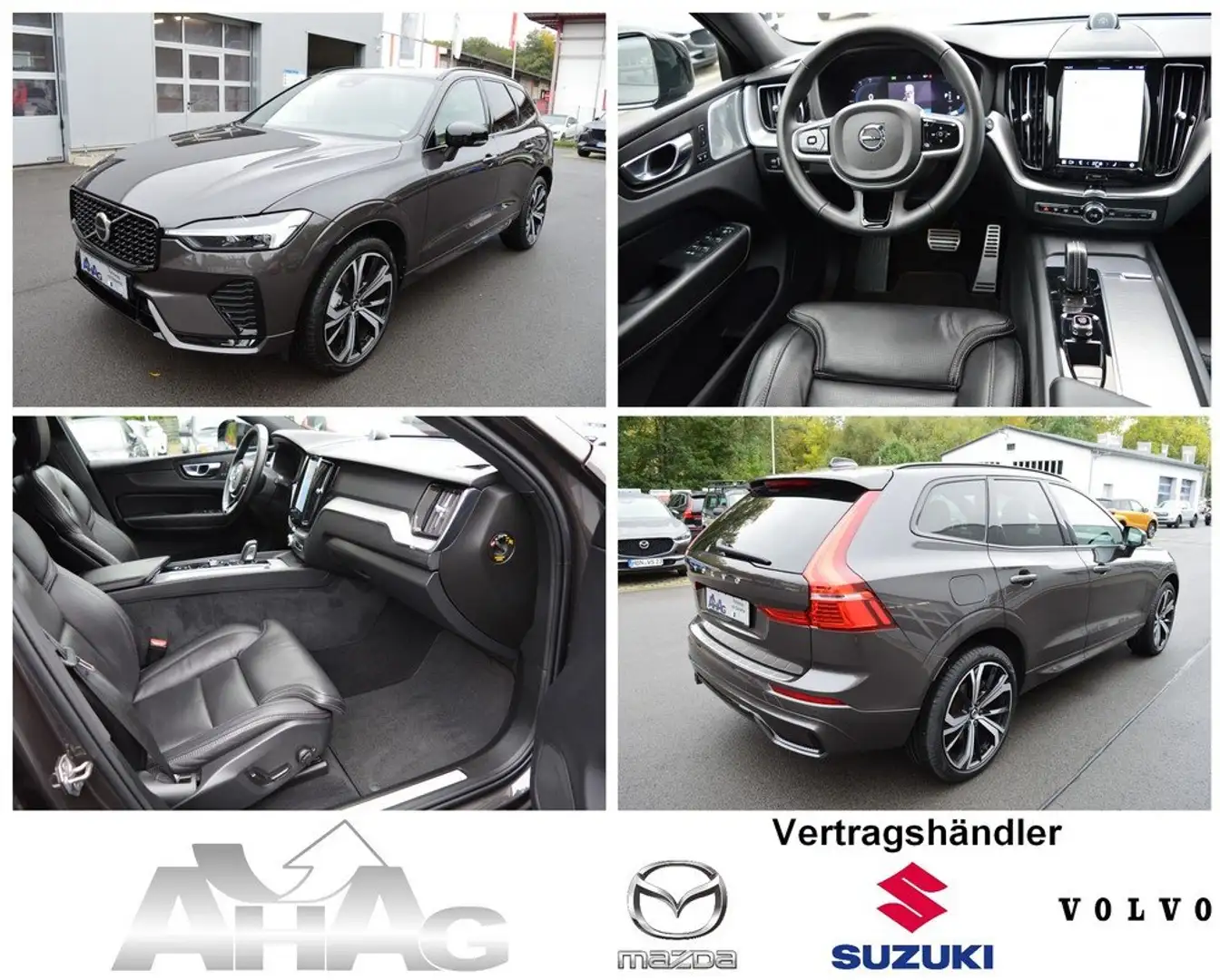 Volvo XC60 XC60 B4 D AWD Geartronic RDesign *B&W+21+AHK* Grijs - 1