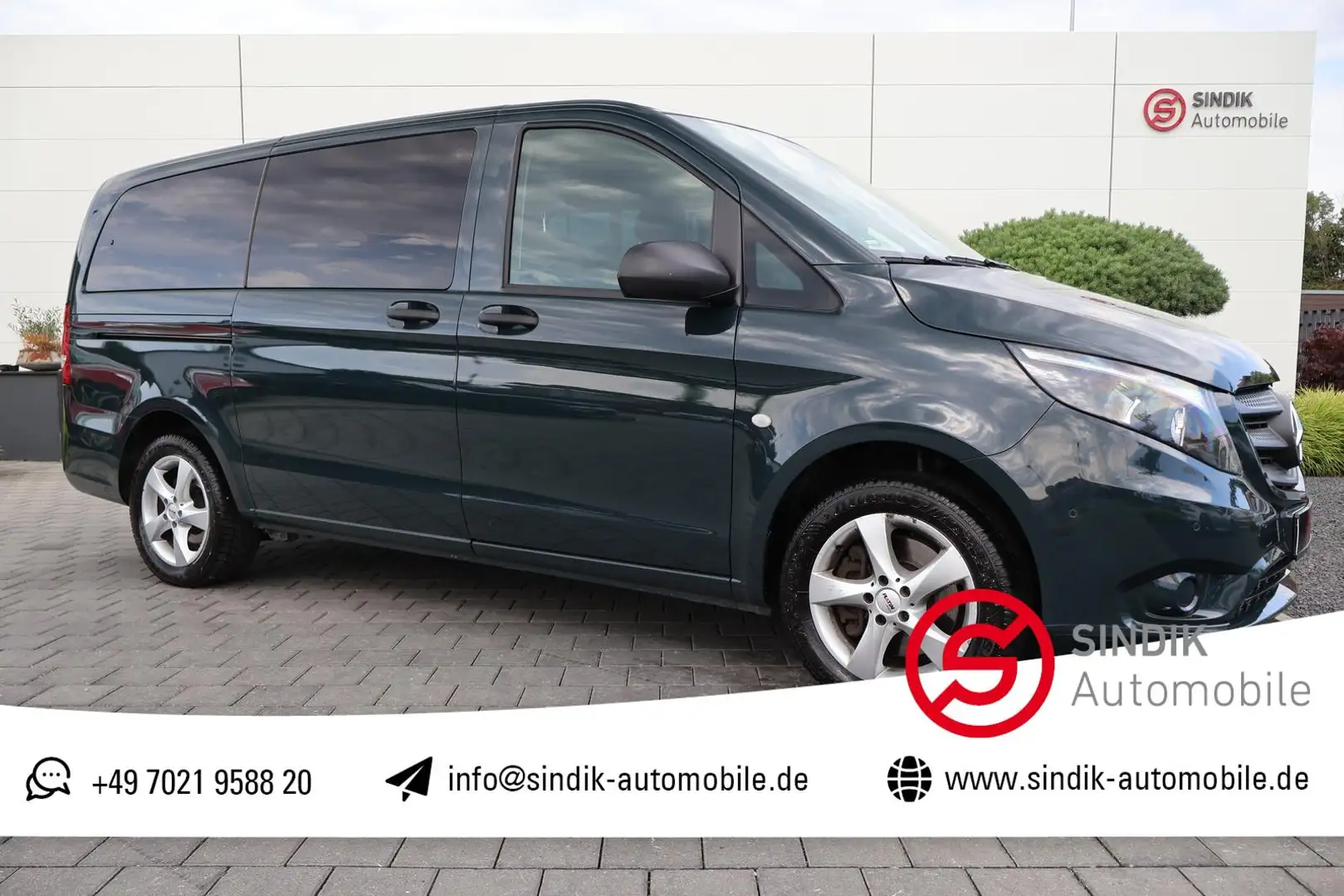 Mercedes-Benz Vito 119CDI Edition Tourer PRO 4x4 lang Navi-AHK Verde - 1