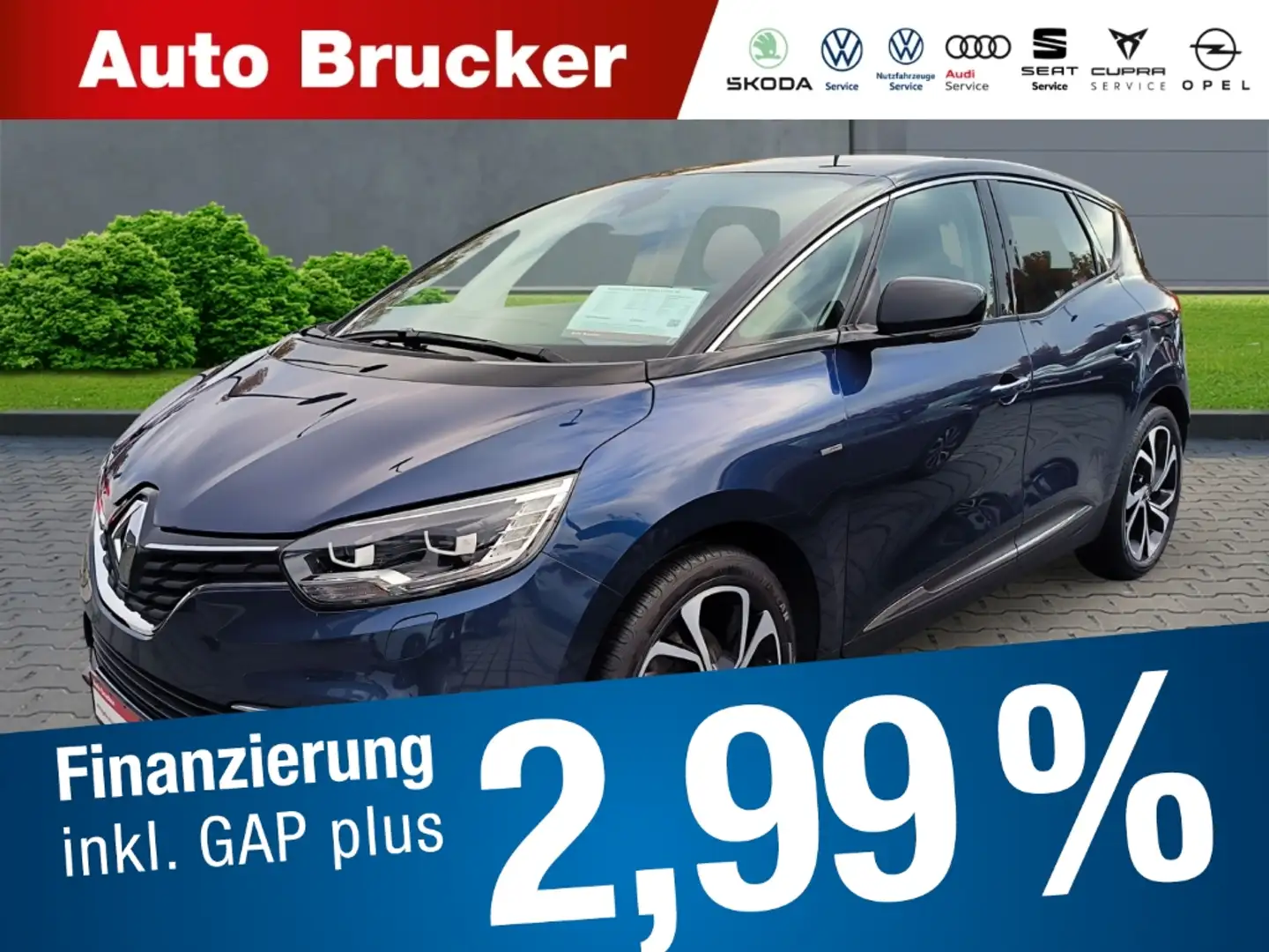 Renault Scenic IV BOSE Edition 1.3 TCe 160+Alufelgen+Navi+Sitzhei Blau - 1