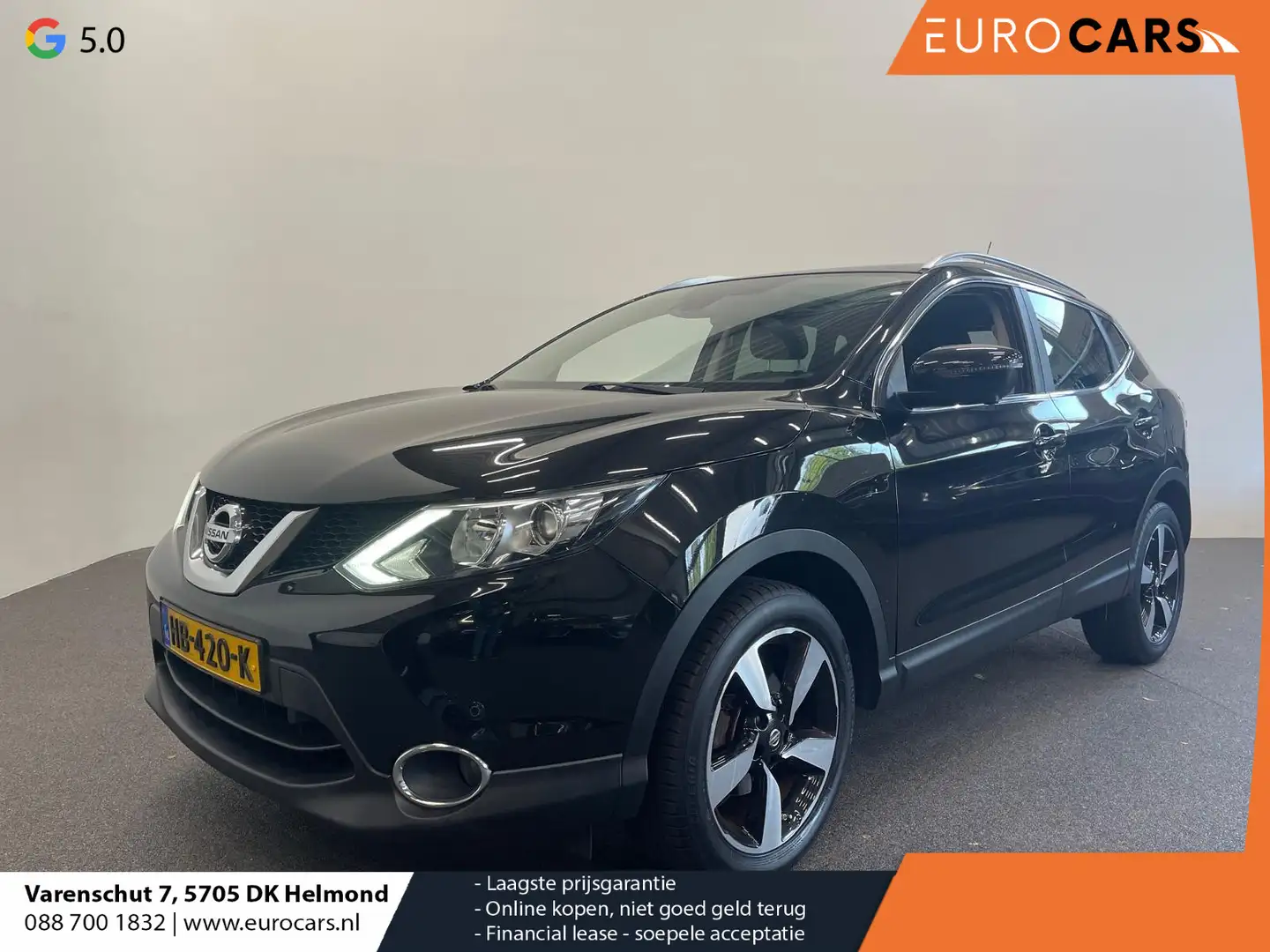 Nissan Qashqai 1.2 Connect Edition Automatische Airco Navigatie C Schwarz - 1