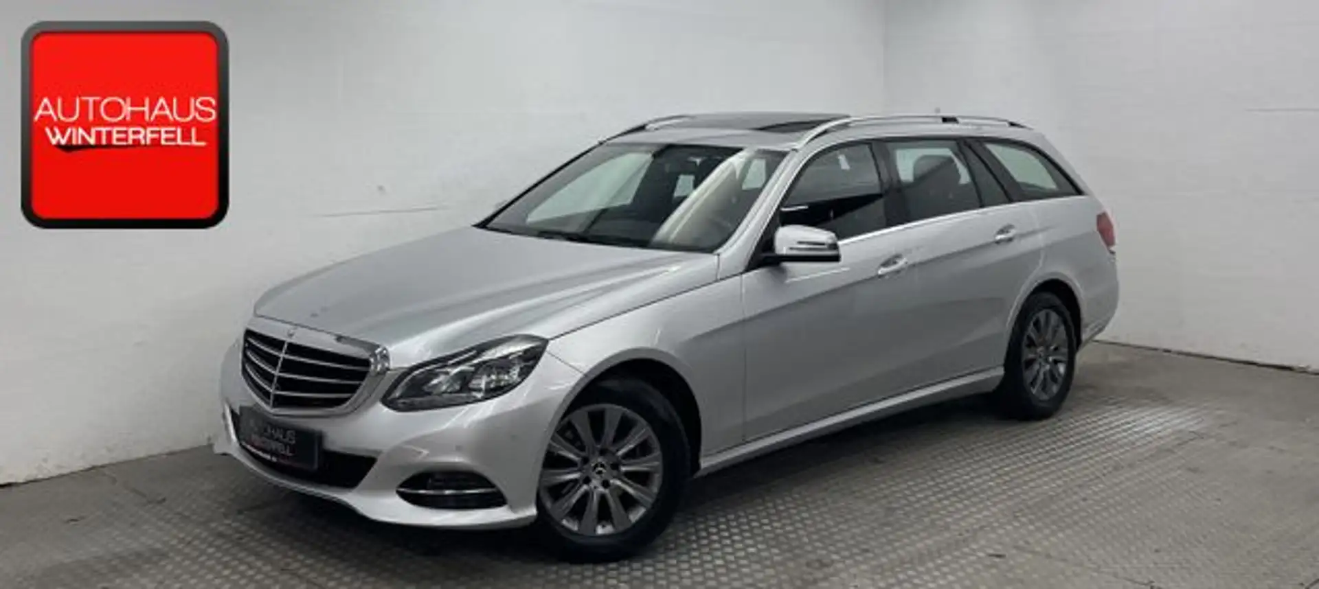 Mercedes-Benz E 220 T CDI ELEGANCE GLASDACH+LED+COMAND+KAMERA+ Silber - 1