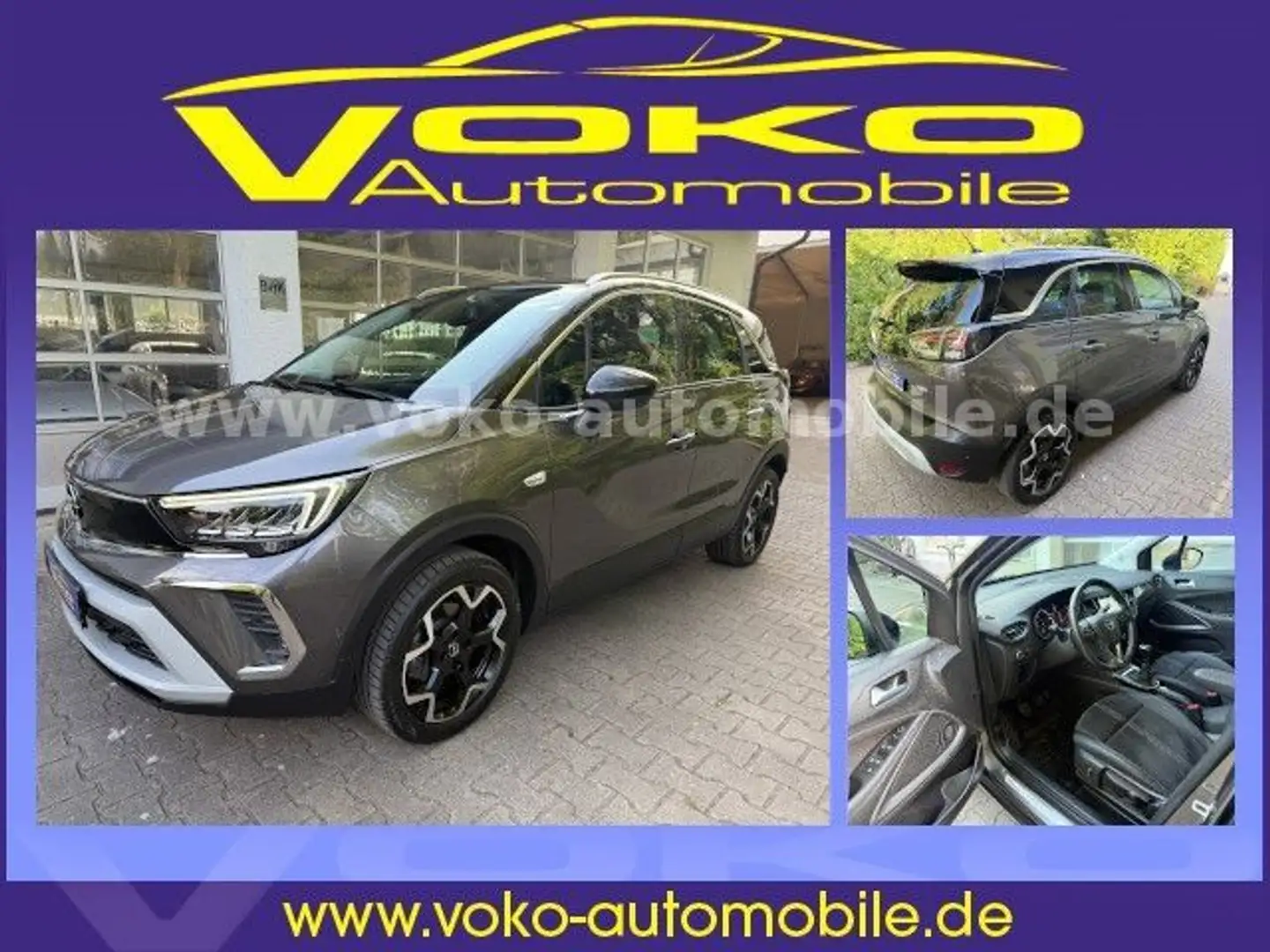 Opel Crossland X Crossland 1.2T Ultimate LED*NAVI*RFK*1.Hd. Grau - 1