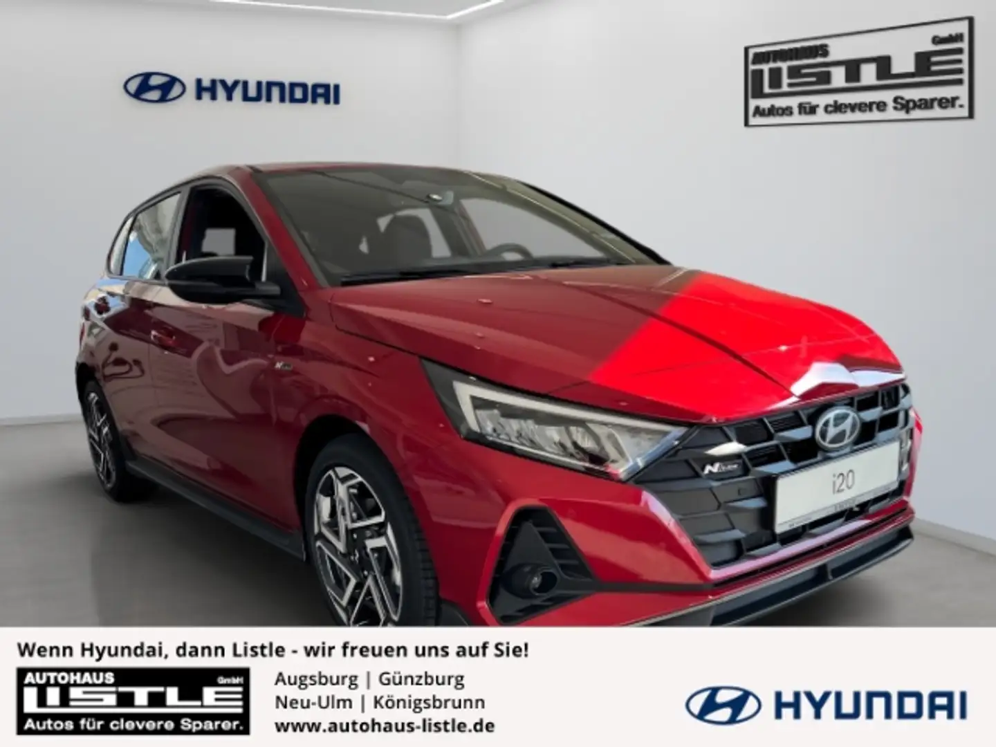 Hyundai i20 N Line 1.0 T-GDI EU6e Smartpaket Navi Digitales Co Rot - 1