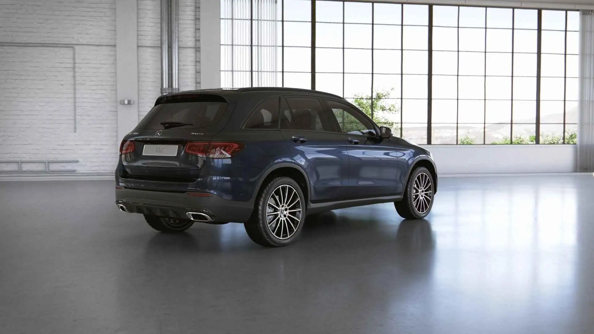 Mercedes-Benz GLC 300 300e 4MATIC Business Solution AMG | AMG | Night | Blauw - 2