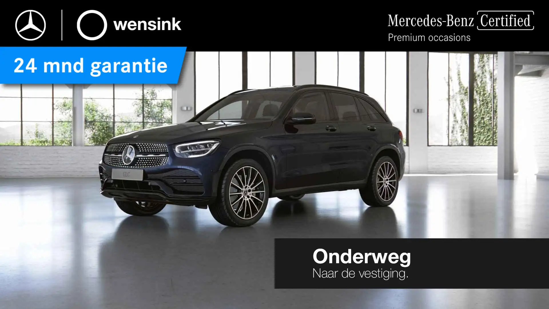 Mercedes-Benz GLC 300 300e 4MATIC Business Solution AMG | AMG | Night | Blauw - 1