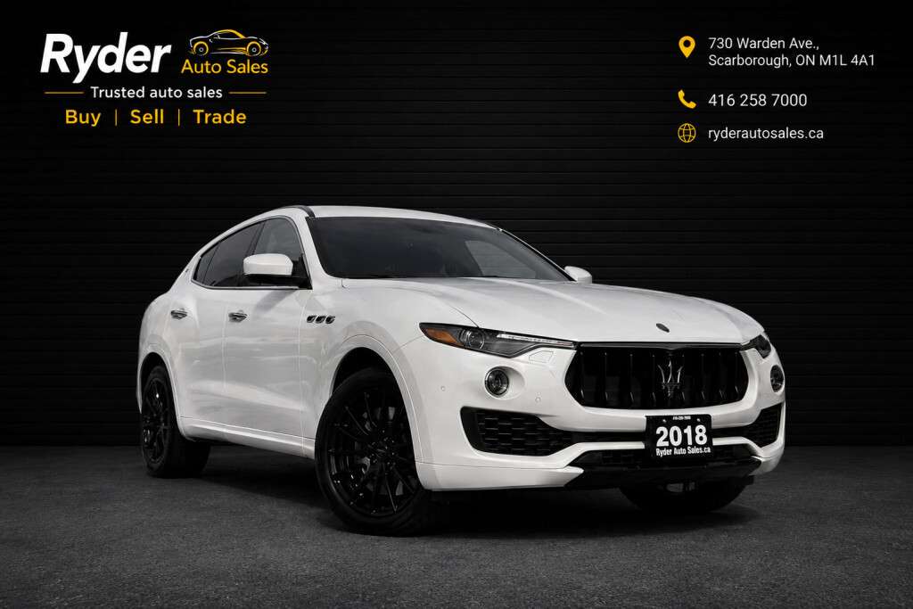 2018 Maserati Levante GranSport / No accident / financing