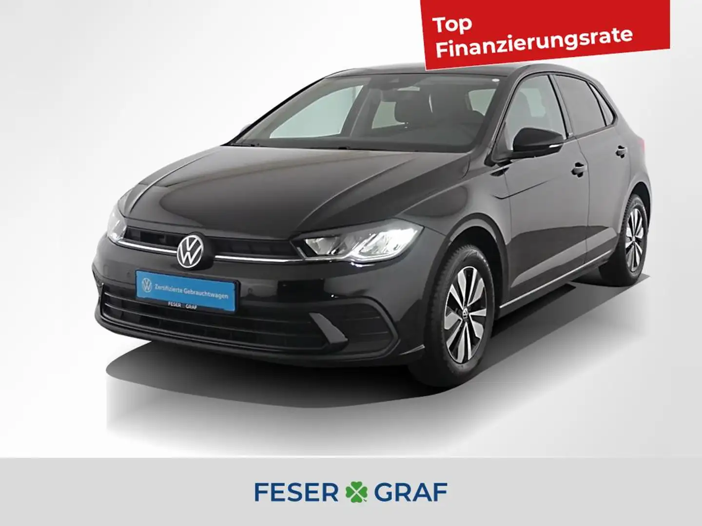 Volkswagen Polo 1.0 TSI MOVE DSG LED/DAB/Kamera/Navi/SHZ Schwarz - 1
