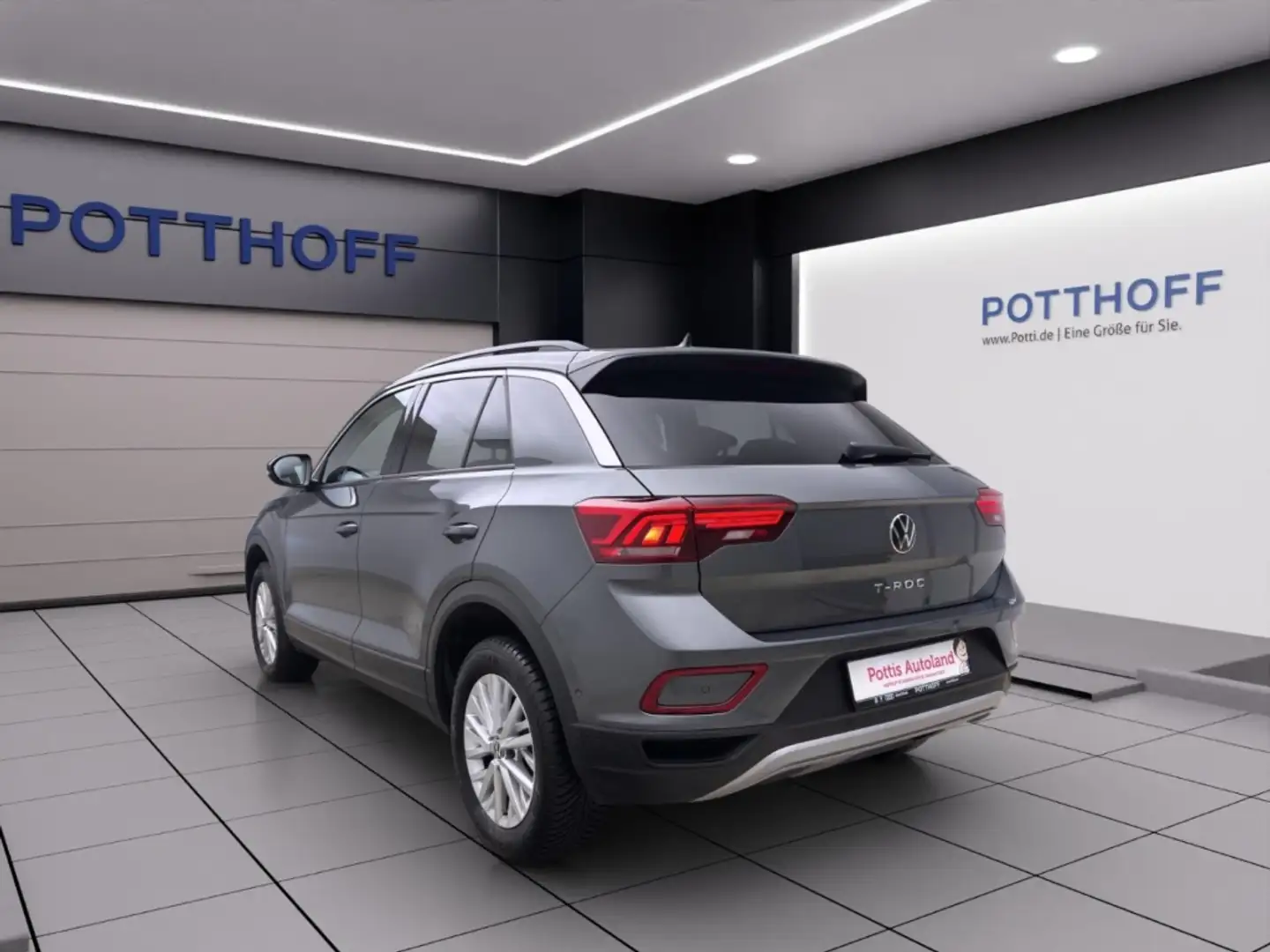 Volkswagen T-Roc 1.0 TSI LIFE NAVI PDC LED SITZHZG Grau - 2