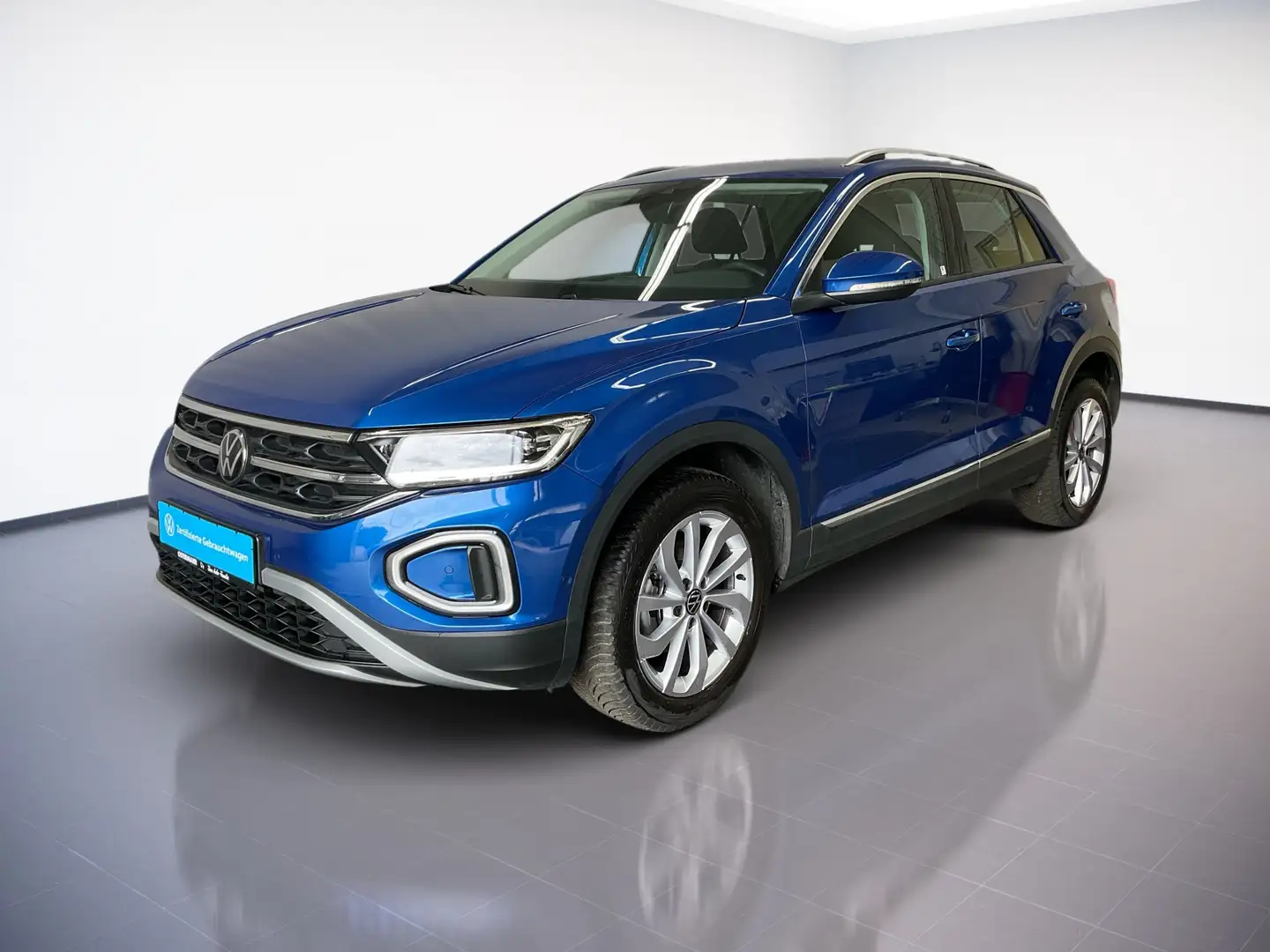 Volkswagen T-Roc STYLE 1.0TSI 110PS ACC.5J-G.NAVI+VC.2xPDC.LED.APP- Blau - 2